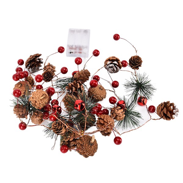 6,5 jalan jouluvaloköynnös koriste Pinecone Marja Fairy LED-valot sisä- ja ulkokäyttöön joulukoristeluun