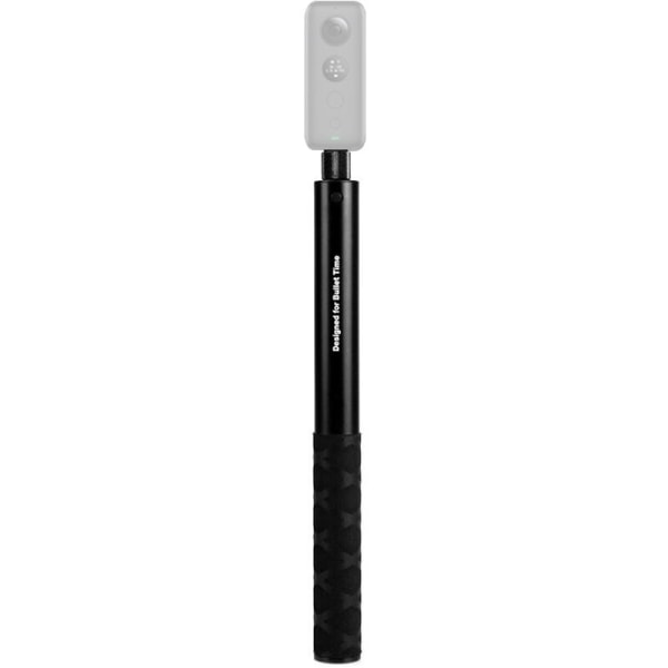 Invisible Selfie Stick Photography Extension Rod for Bullet Time med 1/4 tums skruv 5 sektioner 28cm-111cm justerbar längd, modell: svart