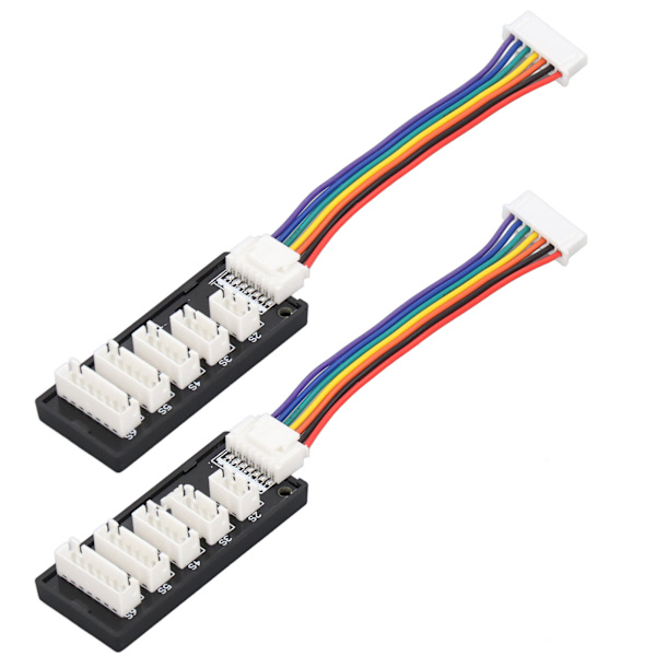 2 stk Balanceopladningskort Plast 2S‑6S Balanceopladningsadapter Konverter til B6 B6AC A6 Smart Balanceoplader