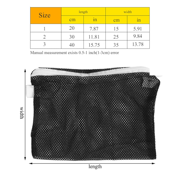 10 kpl Akvaariosuodattimen media-pusseja Nylonverkko Kalasäiliön pussi vetoketjulla (15*20cm musta)