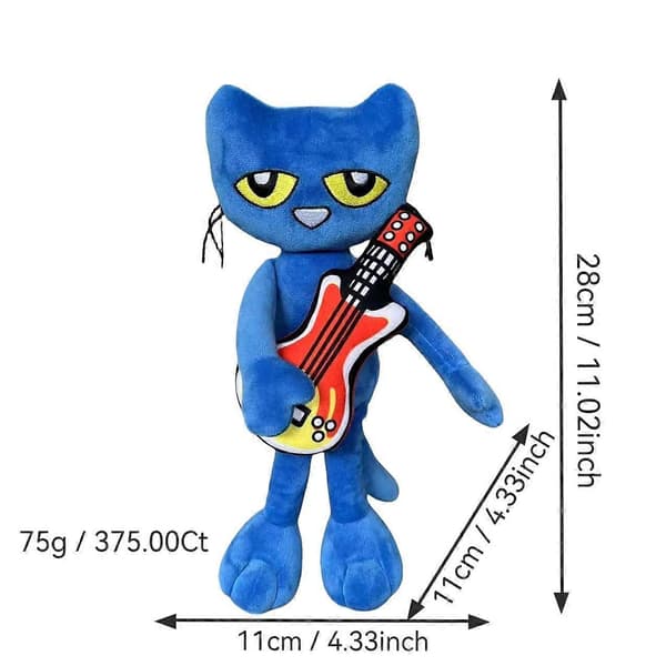 Pete The Cat Pehmolelut Pehmonukke Lasten lahjat _b C