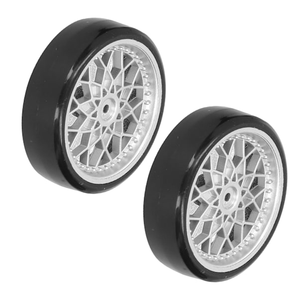 RC däck hjulaxel uppgradering utbyte tillbehörsdelar Passar för WPL D12 RC bilmodell Silver