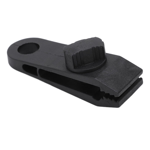 Tarp Clips Lättvikts fäste för utomhustält Plastklämma med spiralspänne för camping