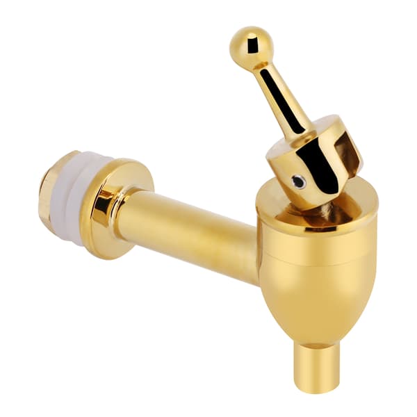 【NX】Kobberkran Kran Vinølfat Drikkedispenser Erstatningstapp Golden(1,2 cm)