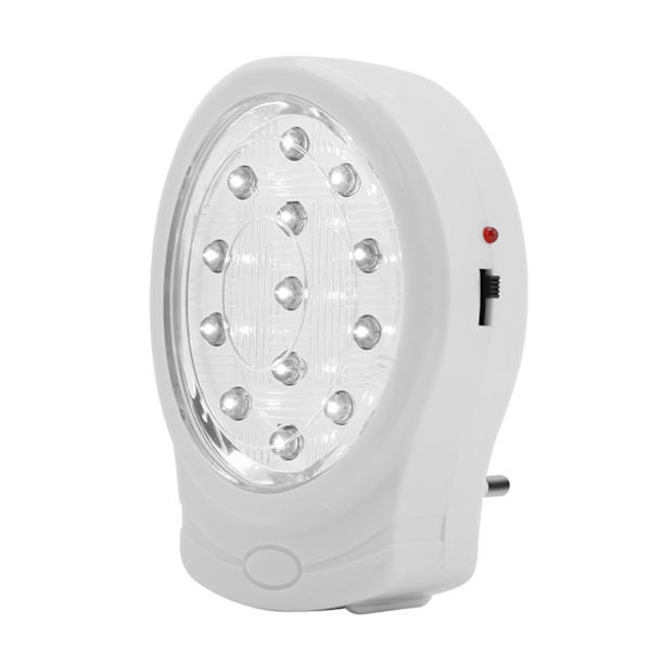 13 LED-oppladbart nødlys automatisk strømbruddlampe (US-kontakt)