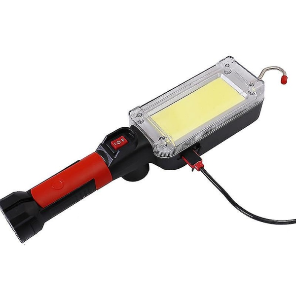 Led-työvalo kannettava taskulamppu magneettikoukku retkeilyvalo USB -tähkälamppu ladattava 18650 taskulamppu