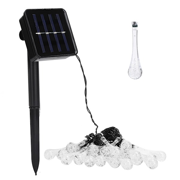 【NX】Solar String Lights 5M vanntett String Lights med 8 moduser Kompatibel med hagebryllupsdekorasjon