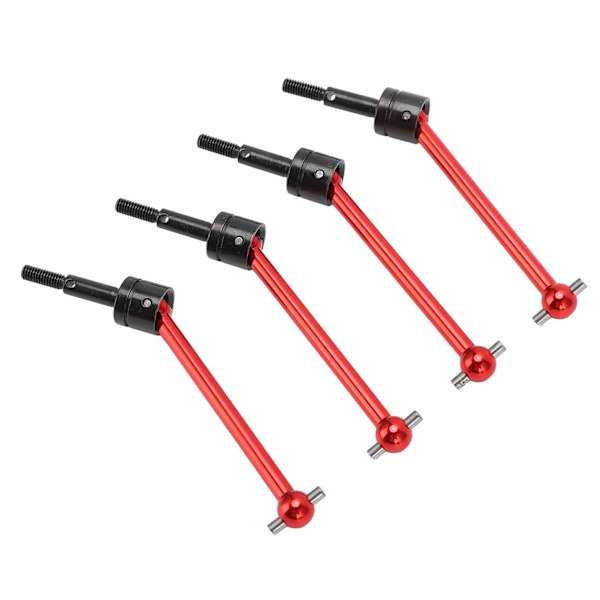 4st RC Metal Universal CVD Drivaxel Set för Tamiya TT02B 1/10 RC Car Upgrade PartsRed