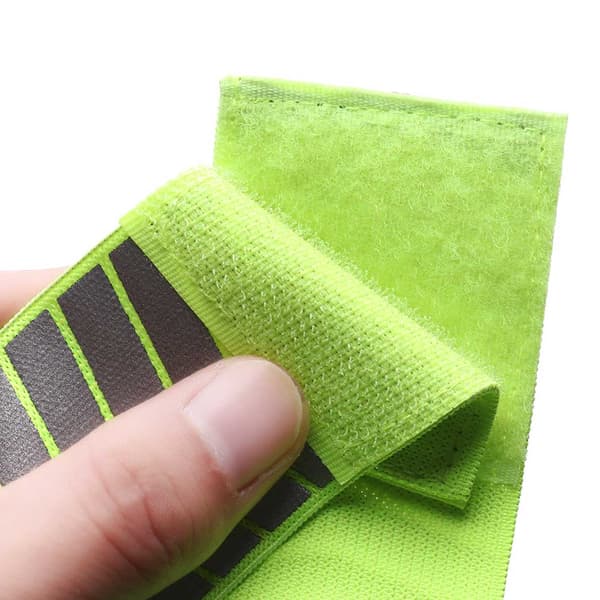 2-pak refleksarmbånd Reflekser Velcro Sort sort[NX] black