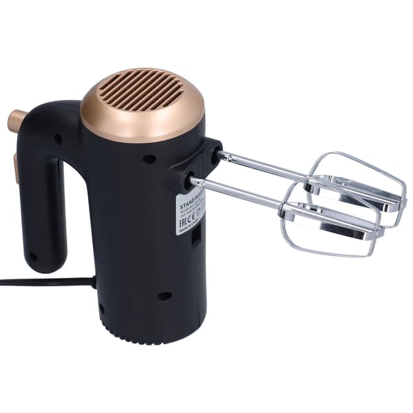 300W Multifunksjonell Eggvisp 5 Gir Elektrisk Eggvisp Dobbelthode Håndmikser EU-plugg 220‑240V