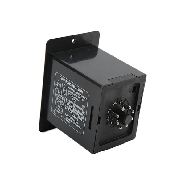 【NX】AH2‑Y 60S Tidsrelæ Lille Pointer Tidskontroller Knapstyring Tidsrelæ 8 Fødder Timer 24VDC