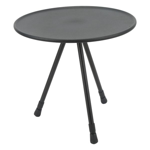Fällbart camping runt bord aluminiumlegering Lyftbart bärbart picknick campingbord för självkörande husbilsutrustning matt svart