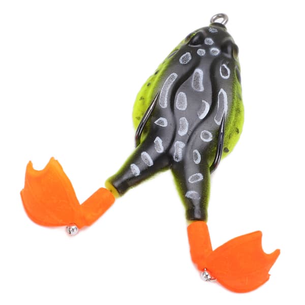 Thunder Frog Baits Flytande fiskedrag med dubbla propellerben för bas, ormhuvud, laxfiske3#