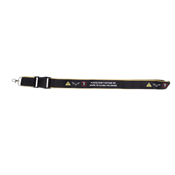 Hängande Hållare Rem Fjärrkontroll Säkerhetsvarning Halsband för FPV för Phantom 3/4 Svart Gul
