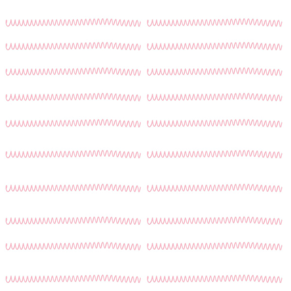 20 st spiralbindningsspolar 30 ark ABS-plast spiralbindningsryggar för pappersvaror Rosa
