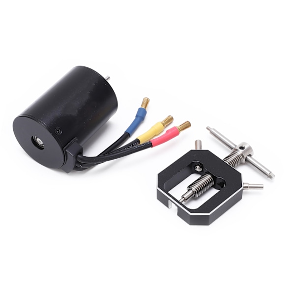 3650 3500KV Borstlös Motor Växellåda Dragare Traktoruppsättning Uppgradering Vattentät för 1/10 1/8 RC Bil