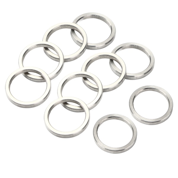 10 st Bricka mellanlägg 15 mm ytterdiameter 12 mm ID rostfritt stål tillbehörsdelsats kit3515-0015-0020