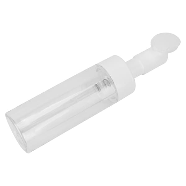 Mousse Skumflaske Silikonbørste Tom Påfyllbar Ansiktsrens Skumflaske Transparent200ML