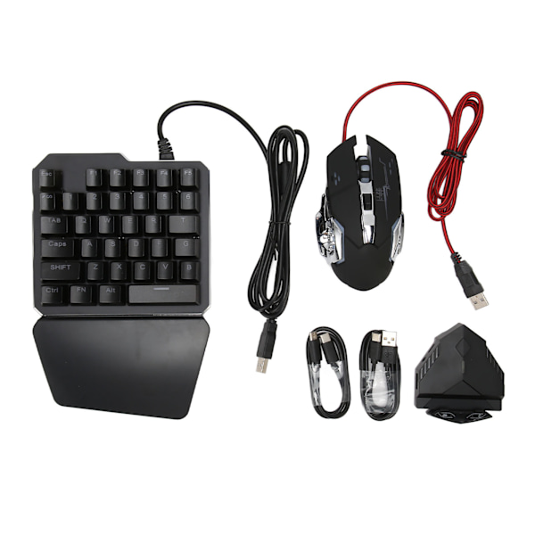 Tangentbord Mus Converter Set trådlös RGB Enhands tangentbord Mus Adapter Combo för Android för Harmony Phone