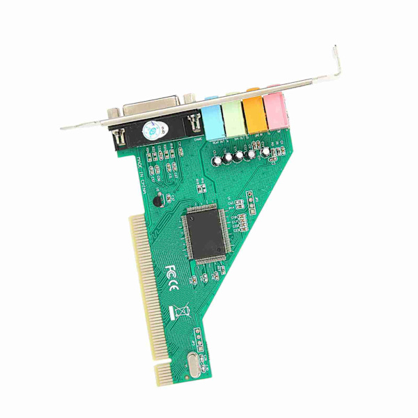 PCI-lydkort Channel 4.1 for datamaskin Desktop Intern Audio Karte Stereo Surround CMI8738