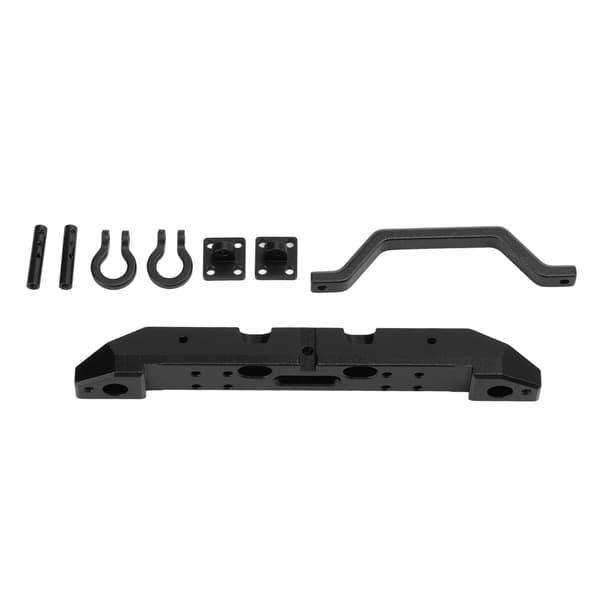RC Frontkofanger og Lys Sæt Aluminiumlegering Simulation til AXIAL SCX24 1/24 RC Bil Crawler Sort