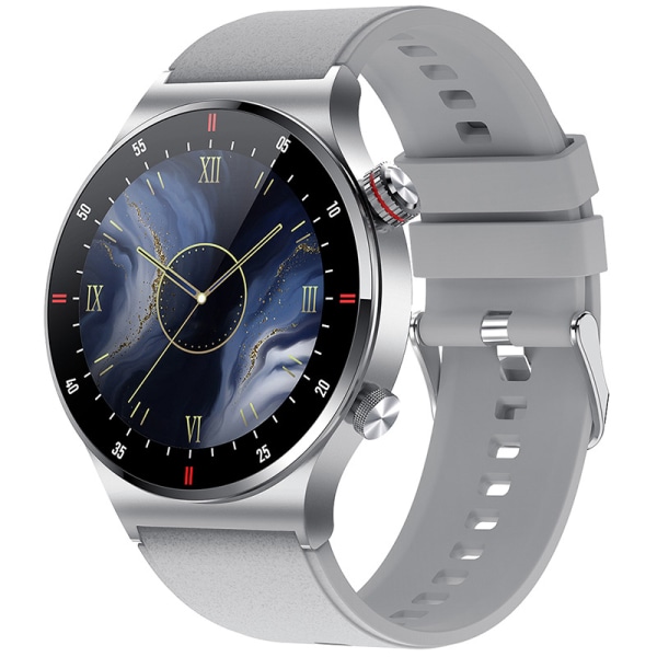 QW33 smartklokke ny Bluetooth-samtale full berøringsskjerm for menn sports Bluetooth qw33 smartwatch-z silver