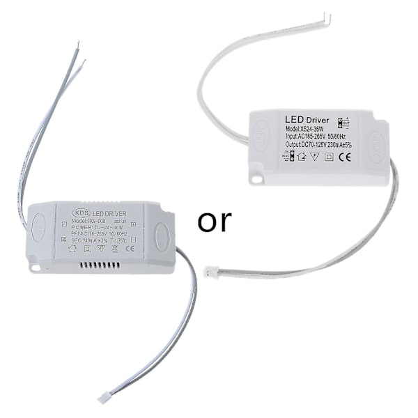 220V 24-36W LED-stripe strømforsyningstransformator