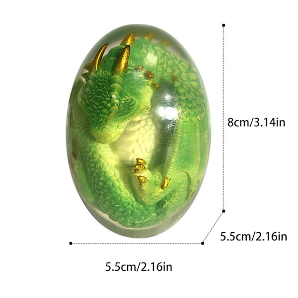 Glødende Harpiks Saurs Æg Hjemmepynt Samlinger og Gaver til Venner