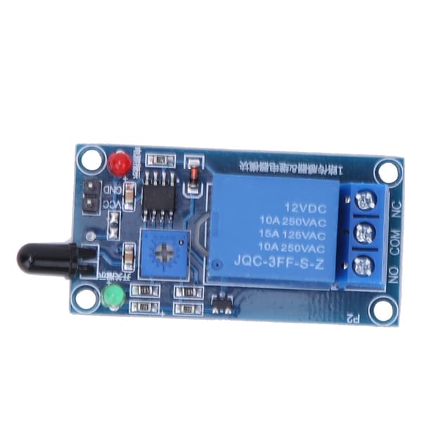 【NX】Infrarød flammesensorrelémodul 12VDC 760~1100nm