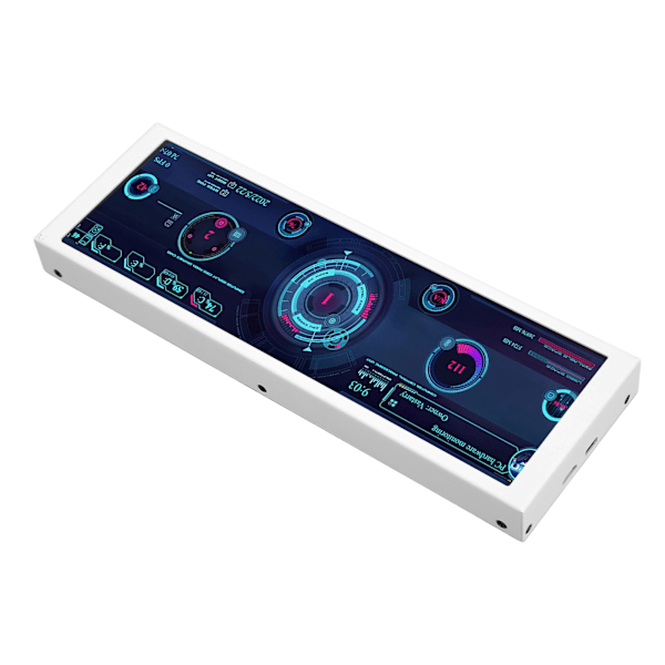 7,9-tommer PC Temp Monitor metalhus IPS CPU GPU SSD Data Temperatur Monitor Panel til AIDA64 Hardware Driver Board
