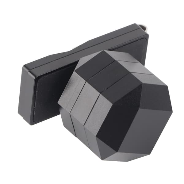 Aluminium Kø Kridtholder Clip Ottekantet Universal 3 Lag Billard Pool Kø Kridtboks Holder Billard Tilbehør Sort