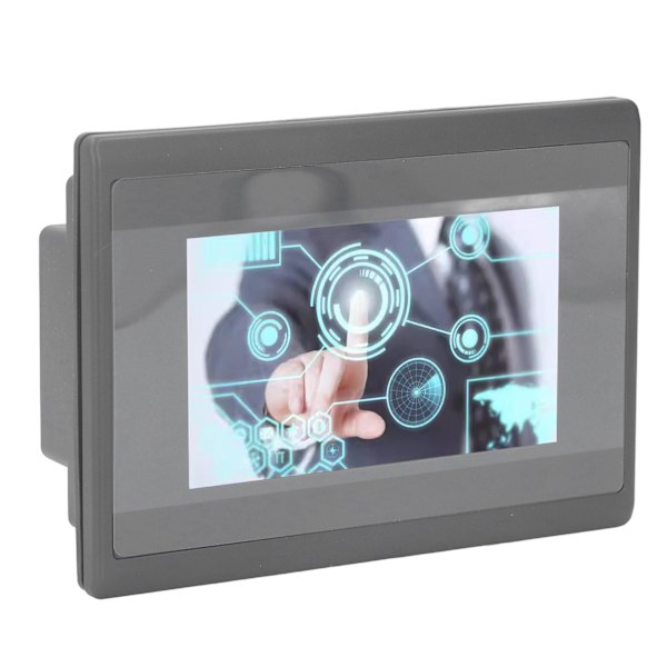 4,3 tommer HMI PLC touchskærm Transistor Output Switch Tæller 12 ind 8 ud til FX3U 20 40 48MRT DC24V 1A