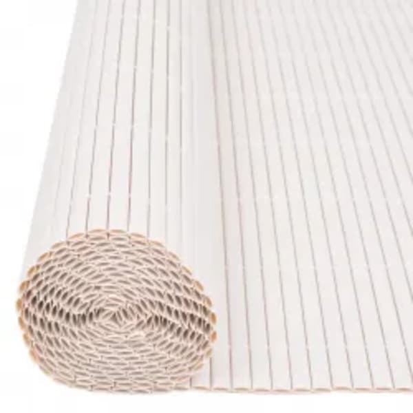 【NX】vidaXL Insynsskydd 110x300 cm Vit Vit white