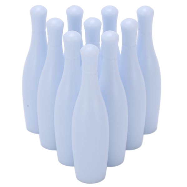10 stk mini bowling sæt Bærbare bowlingkugler i plast Legetøjspresenter til børn indendørs udendørs spil