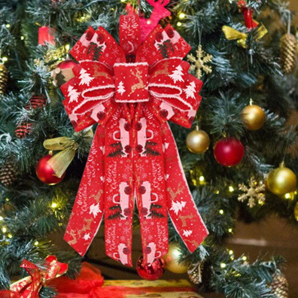 Julebuer Ferie dekorative buer Xmas Kransbue For juletre hjemmedekorasjon