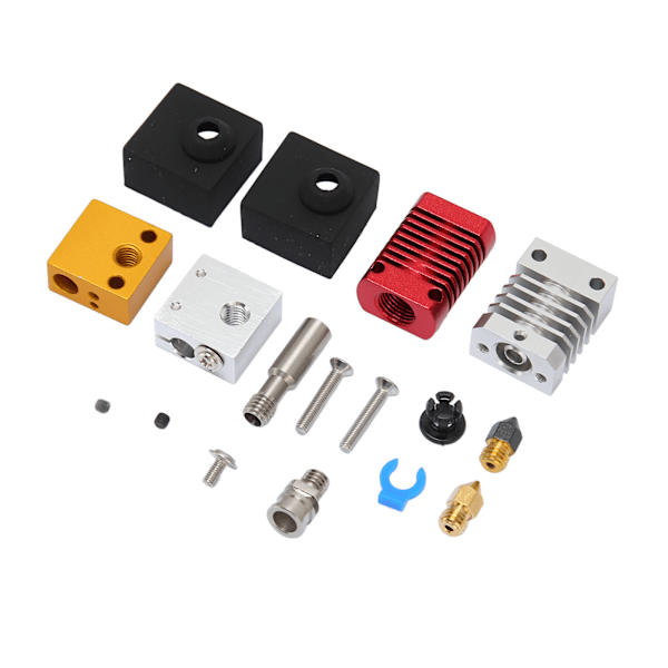 3D-skriver Extruder Hotend Kit montert Mk8 dys Metall Hot End Kit for Ender 3 V2 Ender 3 Pro