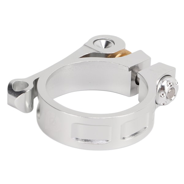 41 mm:n pyörän satulaputken kiinnike CNC-alumiiniseos, nopea irrotus, taittopyörille, hopea