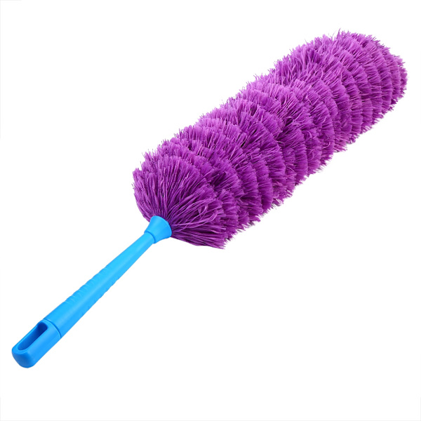 Pestävä antistaattinen pehmeä mikrokuitu Clean Duster Kotihuonekalut Auton puhdistustyökalu (violetti)