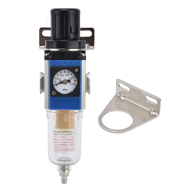 【NX】Luftkompressorfilter Højpræcision Selvlåsende Trykregulator med Manometer 10CC Kopkapacitet GFR200‑08 PT1/4