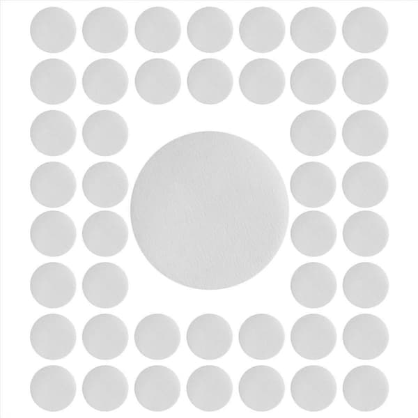 800 stk ublekede kaffepapirfiltre for espressomaskin - 51 mm
