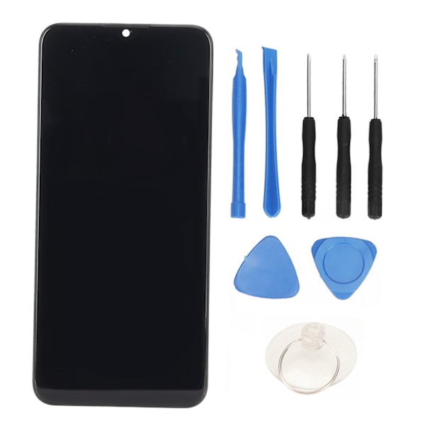 6,5-tommers LCD-skjerm Digitizer-skjermbytte med ramreparasjonsverktøy for Samsung Galaxy A02s SMA025U A025U A025A A025V A025G