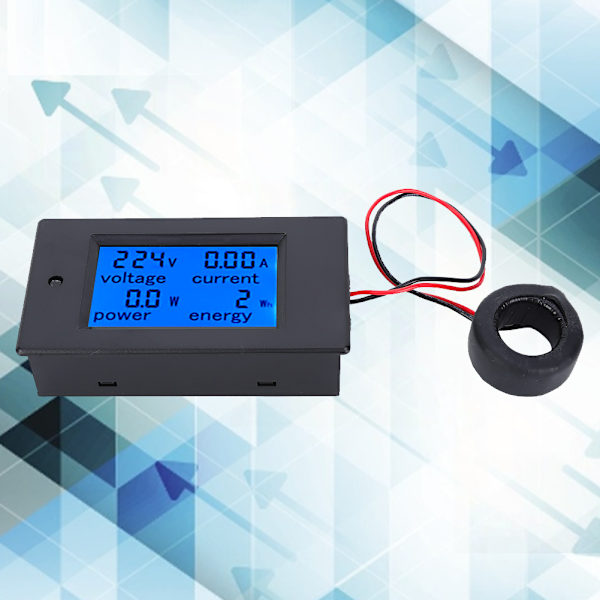 TSPZEM-061 Multifunktions LCD Digital AC Spänning Ström Power Energimätare Tester