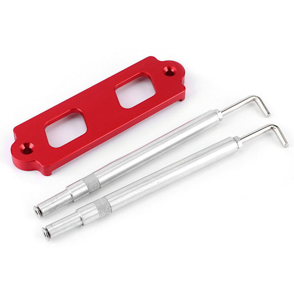 Batterifäste Kit Hållfast Stångfäste med Krokar Passar för Honda Civic/ CRX Röd