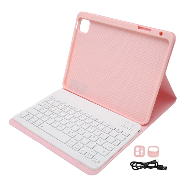 Tysk Tabletfodral med Tangentbord för IOS Tablet Air 4 5 10.9 Tum för IOS Tablet Pro 11 Tum 32.8ft Smart Tangentbordsfodral Rosa