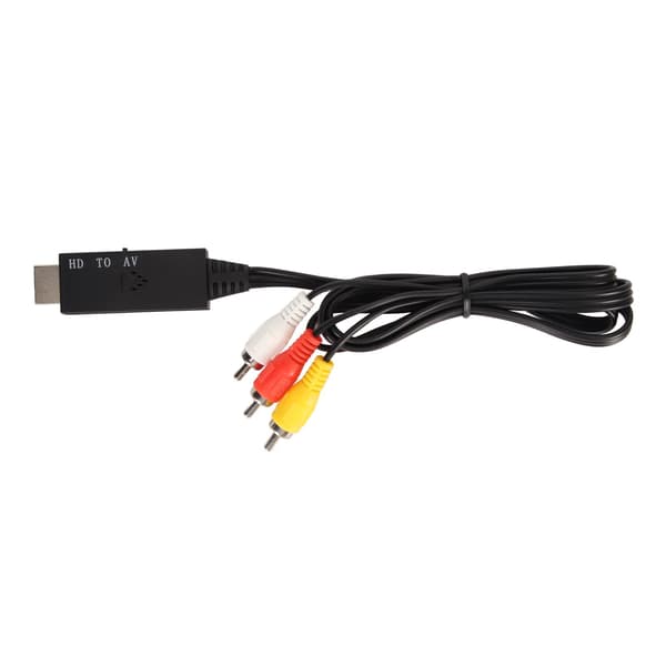 HD Multimedia Interface til RCA Konverter Professionel HD Multimedia Interface til AV Adapter til Gamle TV Skærm Projektor 1m