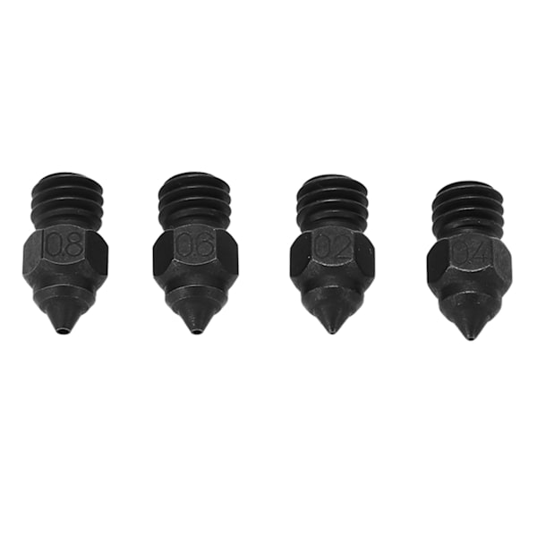 10 stk hærdede ståldyser til Ender 3 3D-printer Extruder Hot End 0,2 0,4 0,6 0,8 mm