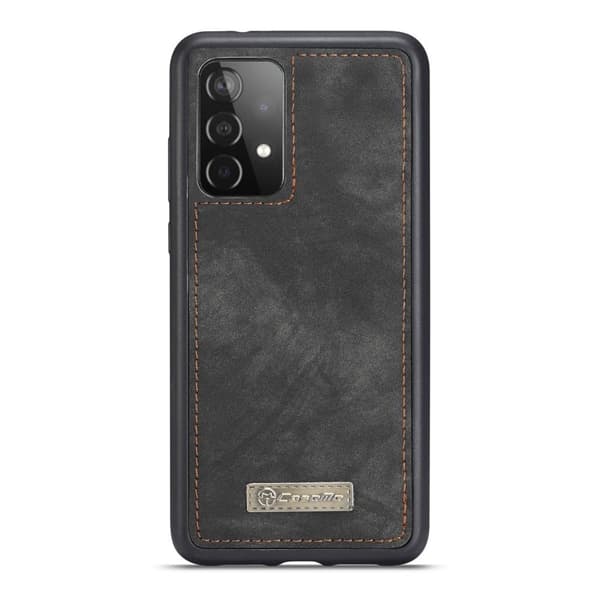 【NX】Kompatibel med Samsung Galaxy A52 / A52s Retro Plånboksfodral - Grå grå gray