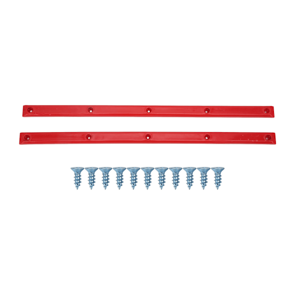 Rib Bones Rails Sliteskinner Slitsterke Holdbare Fleksible Blankt Utseende Longboard Rails Ribs BonesRed