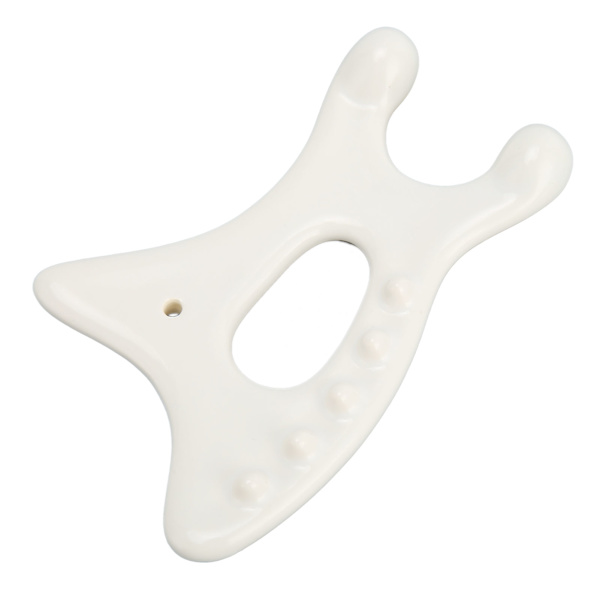 Keramiset Gua Sha -kaavin työkalu Ergonomiset pyöristetyt reunat Gua Sha -kasvohieronta työkalu