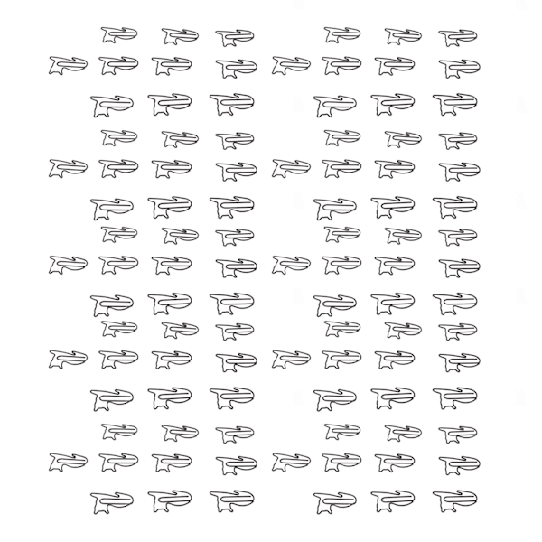 100 kpl kissan muotoisia paperiliittimiä, joissa on parannettu liukastumisen esto, ruosteenkestäviä metallisia paperiliittimiä toimistoon ja kouluun